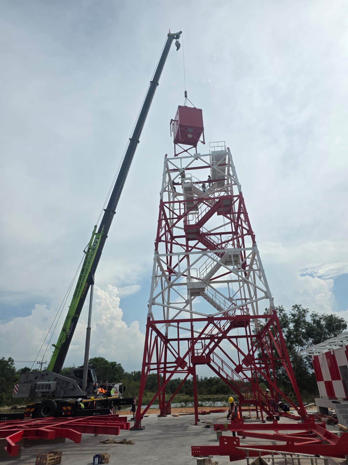 Complex tower infrastructure development in Thailand
